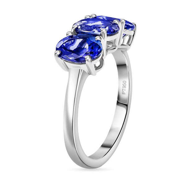RHAPSODY AAAA Tansanit Ring in 950 Platin - 3,50 ct. image number 5
