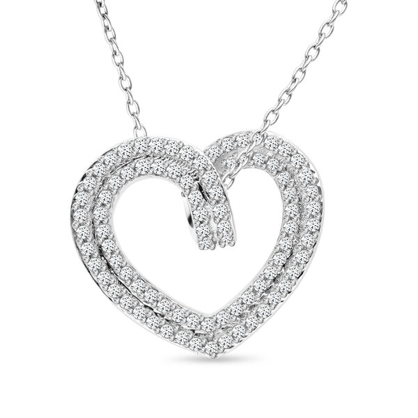 Diamant Anh&auml;nger mit Kette - 0,34 ct.