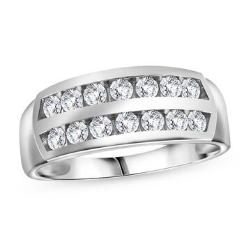 Lustro Stella - Wei&szlig;er Zirkonia Ring, 1,28 ct