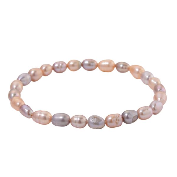 D'Joy AA Mehrfarbige S&uuml;&szlig;wasser Perle (6-7 mm) Schmuckset 925 Silber rhodiniert image number 7