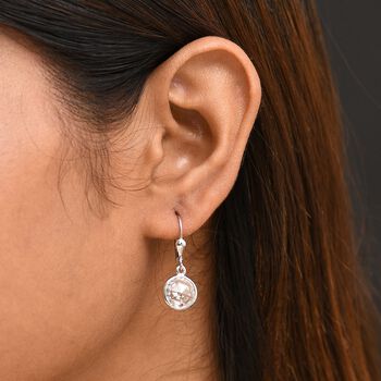 Moissanit Ohrringe, 925 Silber rhodiniert - 4,96 ct.