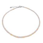Natürlicher Äthiopischer Welo Opal Halskette ca. 45 cm lange 925 Silber Rhodiniert ca. 34.00 ct image number 0