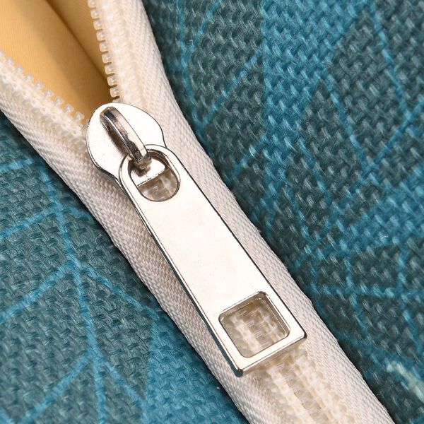 Handbemalte Tasche mit verstellbarem Kordelriemen, 50x17x38cm, Blatt mit Leopardenmuster image number 6