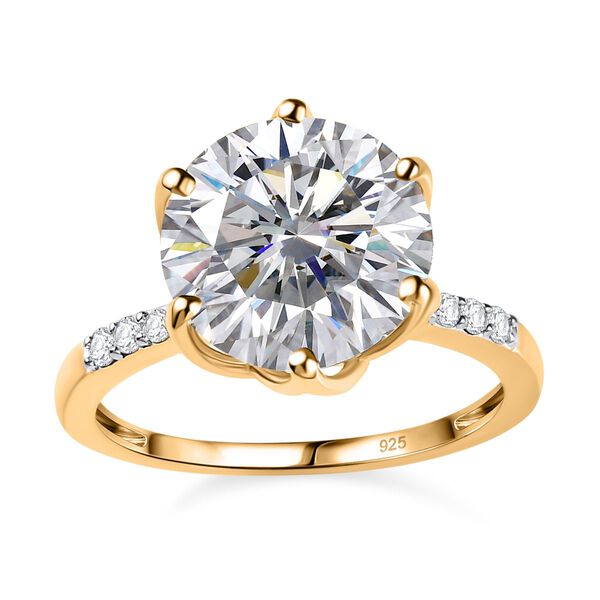 Moissanit Ring - 4,80 ct. image number 4