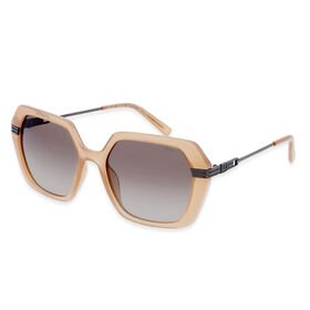 Sole & Luce Sonnenbrille in Transparent Nude/Gun