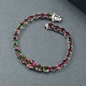 Wassermelonen Triplett Quarz 20cm Armband - 30,27 ct.