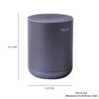 WESDAR Bluetooth Lautsprecher aus Aluminium, 1200mAh Batterie, Grau image number 5