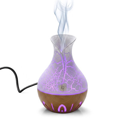 Luftbefeuchter mit 7 &auml;therischen &Ouml;len, LED Farbwechsel, 200 ml, Lila