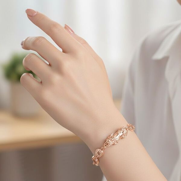 Nickelfreies Messing Armband ca. 18 cm + 2.5 cm Extender, ca. 13,50g image number 3