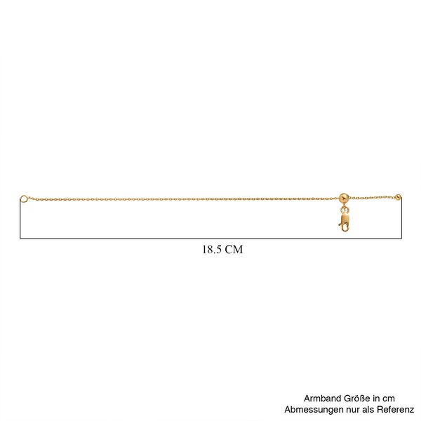 Anker-Kettenarmband 19cm in vergoldetem 925 Silber image number 5