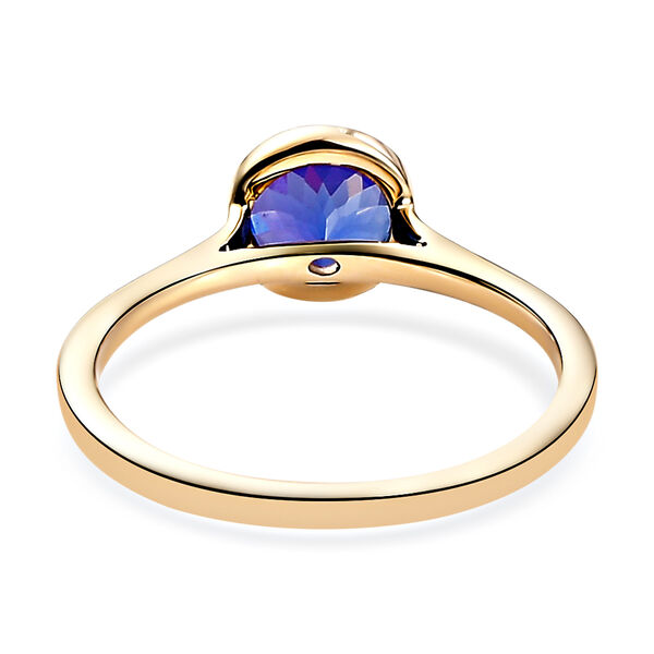AA Tansanit-Ring, 585 Gold  ca. 1,31 ct image number 6