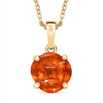 D'Joy AA Salamanca Feueropal Anh&auml;nger mit 50cm Kette - 0,48 ct.