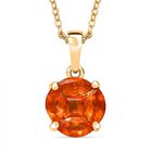 D'Joy AA Salamanca Feueropal Schmuckset ca. 50 cm 925 Silber 750 Gelb Vergoldet ca. 0,48 ct.