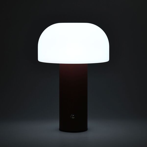 LIVMORE Wiederaufladbare und tragbare LED-Tischlampe, 12,5x20,5cm, Rosa image number 3