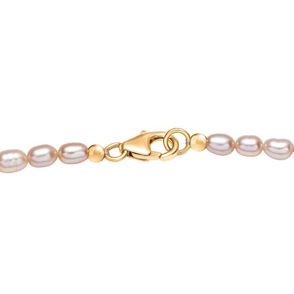 D'Joy Maulbeer Mondstein, S&uuml;&szlig;wasserperle und Zirkon 45cm Halskette image number 5