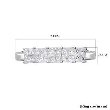 RHAPSODY SGL zertifizierter VS EF Diamant-Ring in 950 Platin  - 1 ct.