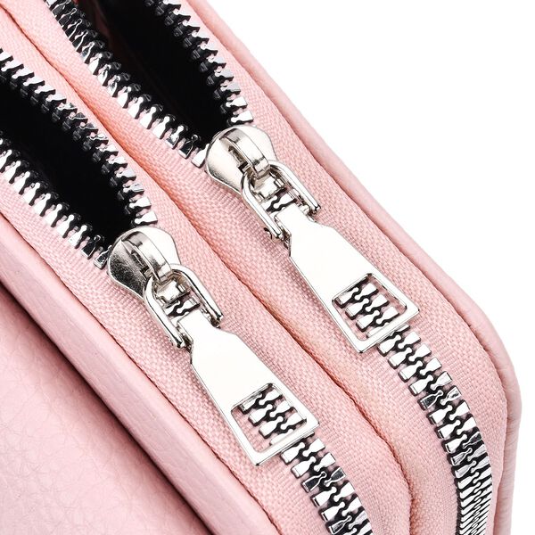 Crossbody Tasche mit RFID-Schutz, 11x6x17,5cm, Rosa image number 6