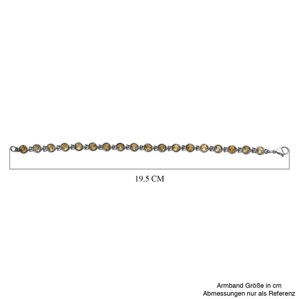 Citrin Armband ca. 19 cm Edelstahl ca. 7,70 ct. image number 5