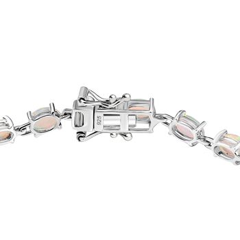 AA Nat&uuml;rliches, &auml;thiopisches Welo Opal Armband, 925 Silber rhodiniert