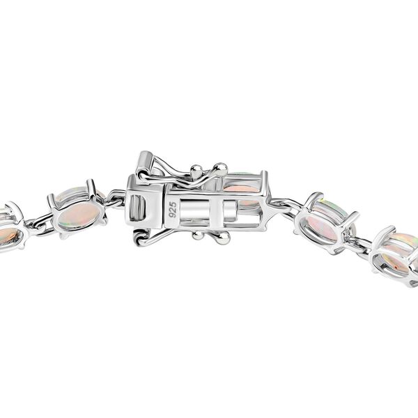 AA Nat&uuml;rliches, &auml;thiopisches Welo Opal Armband, 925 Silber rhodiniert image number 4
