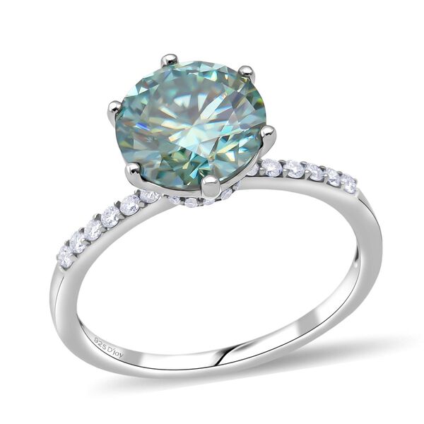 D'Joy Paraiba Moissanit und Moissanit Ring - 3,75 ct.