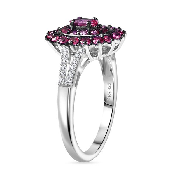 D'Joy AA Rubellit Ring 925 Silber rhodiniert (Gr&ouml;&szlig;e 17.00) ca. 1,04 ct image number 5