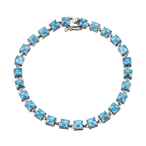 AAA blaues Zirkon Armband image number 0
