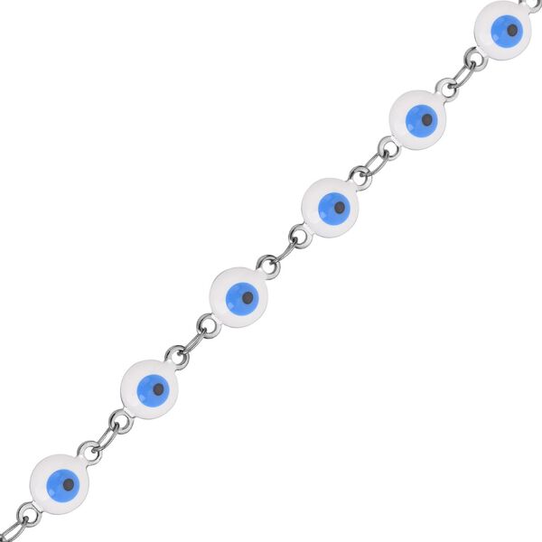 Böses Auge Nazar Armband, emailliert, 19 cm image number 2