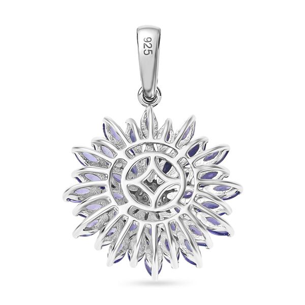 Tansanit und Moissanit Anhänger - 2,97 ct. image number 5