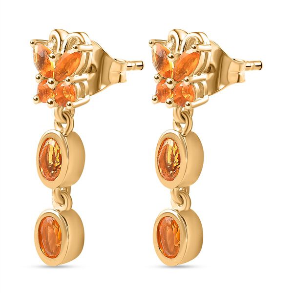 AA Salamanca Feueropal Ohrringe - 0,88 ct. image number 4