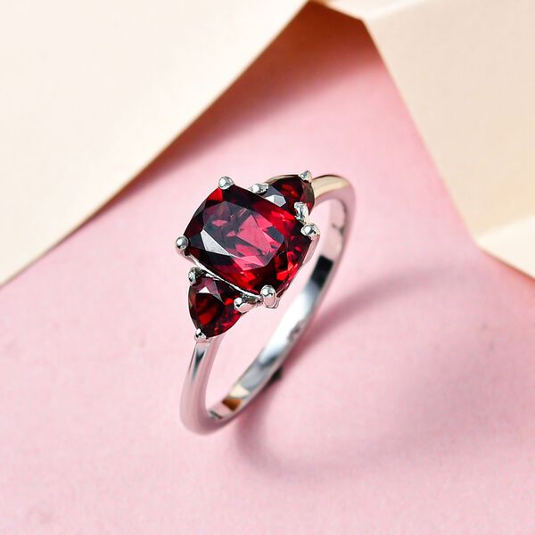 Nat&uuml;rlicher Mosambik Granat-Ring - 2,62 ct. image number 2