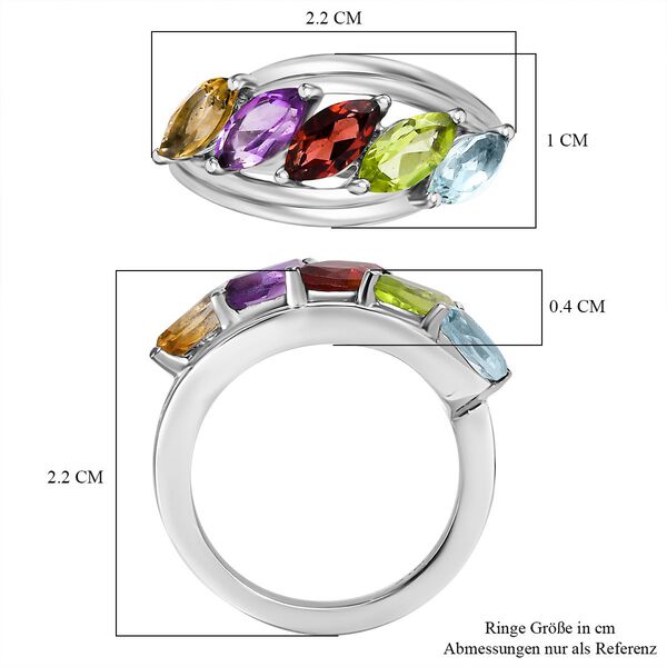 Multi-Edelstein-Ring - 1,98 ct. image number 7