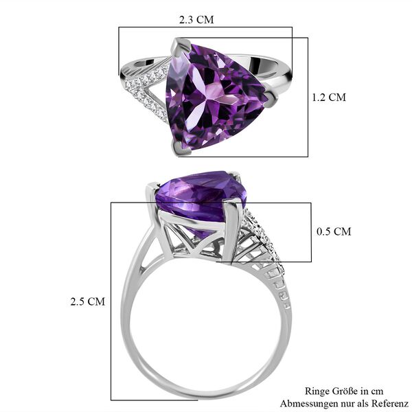 Lusaka Amethyst und Zirkon Ring - 5,49 ct. image number 4