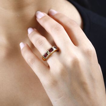 Mosambik Granat-Ring- 2,17 ct.