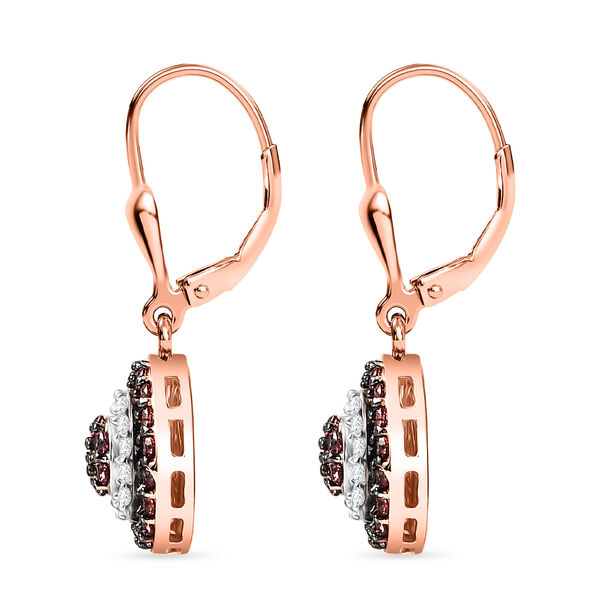 D'Joy AA Padparadscha Saphir und Zirkon Schmuckset image number 17