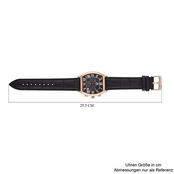 Wei&szlig;er Kristall Uhren 9.75 cm Reiner Edelstahl IP Rosa Plattierung image number 7