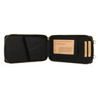 Unisex Brieftasche aus echtem Leder, Größe 17,7x2,5x10 cm, Schwarz image number 2