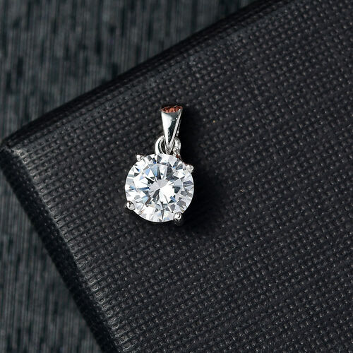 J Francis J Francis gefertigt mit SWAROVSKI Zirkonia Anhänger 925 Silber platiniert image number 1