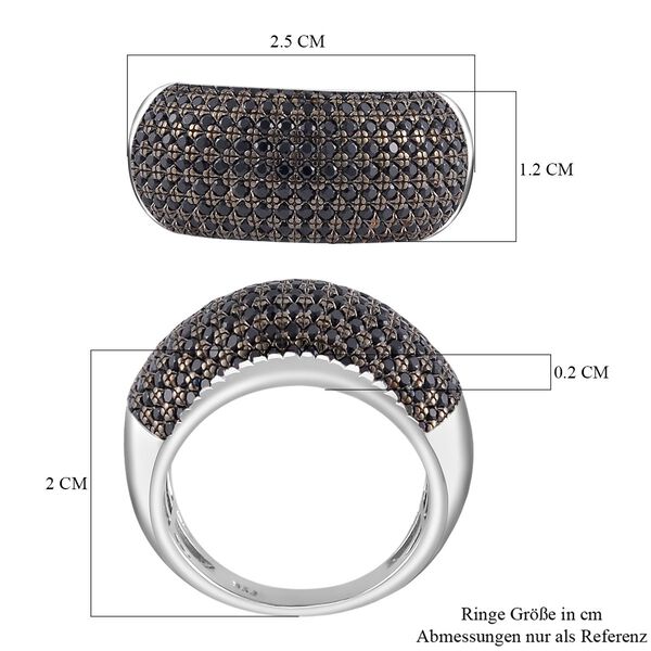 Schwarzer Spinell-Ring - 1,78 ct. image number 6