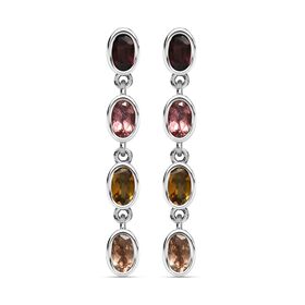 Natürliche Mehrfach-Turmalin-Ohrringe - 2,44 ct.