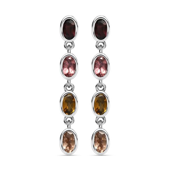 Natürliche Mehrfach-Turmalin-Ohrringe - 2,44 ct. image number 0