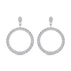 Weiße Zirkonia Ohrringe