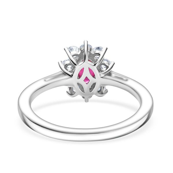 D’Joy Afrikanischer Rubin und Zirkon Ring - 1,19 ct. image number 5