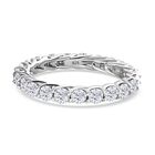 Moissanit Ring 925 Silber platiniert (Größe 18.00) ca. 1,85 ct