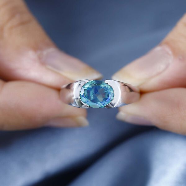 Pfau Triplett Quarz Ring, 925 Silber rhodiniert - 2,01 ct. image number 1