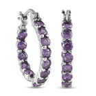 Amethyst Zirkonia-Ohrringe, ca. 5,15 ct