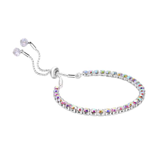 Mehrfarbige Kristall-Halskette mit Armband - 136 ct. image number 4