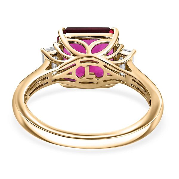 LUXURIANT DIAMOND - AAA Lab Grown Bixbit, Lab Grown Diamant AGI zertifiziert und geprüft Ring 417 Gold (Größe 20.00) ca. 4.59 ct image number 4