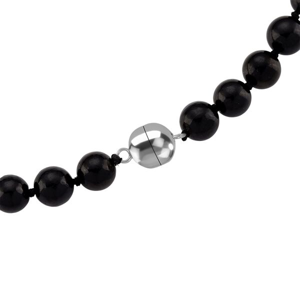 D'Joy Shungit Halskette ca. 45 cm 925 Silber rhodiniert ca. 205,16 ct. image number 5