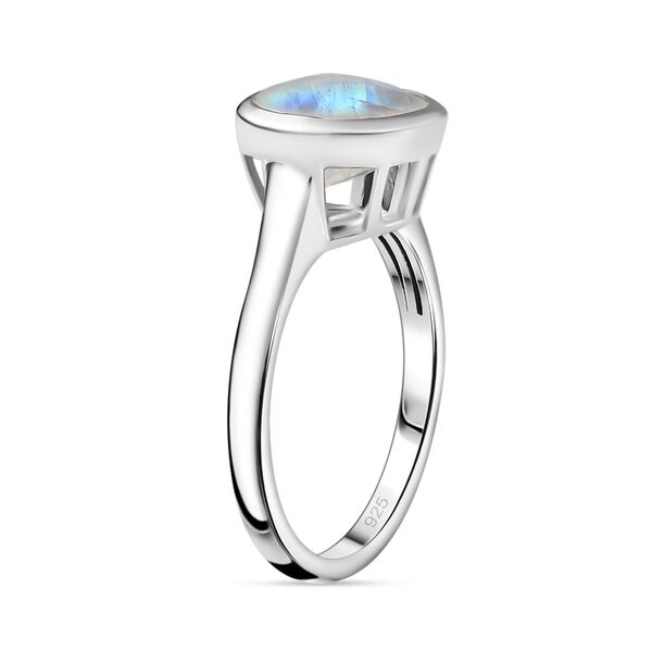 AA Regenbogen Mondstein Ring - 5,24 ct. image number 5